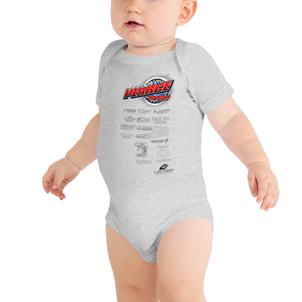 2022 Pearce Racing Baby short sleeve one piece