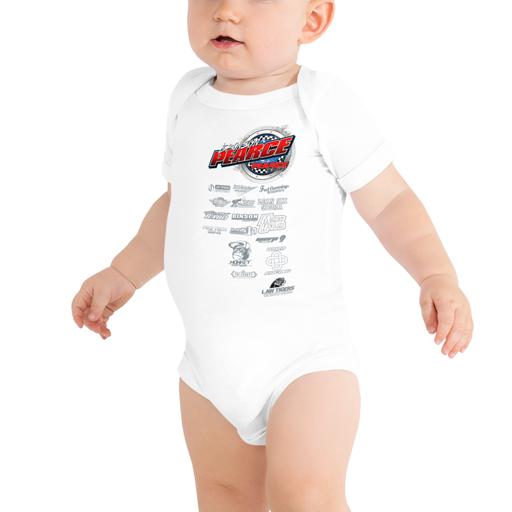 2022 Pearce Racing Baby short sleeve one piece