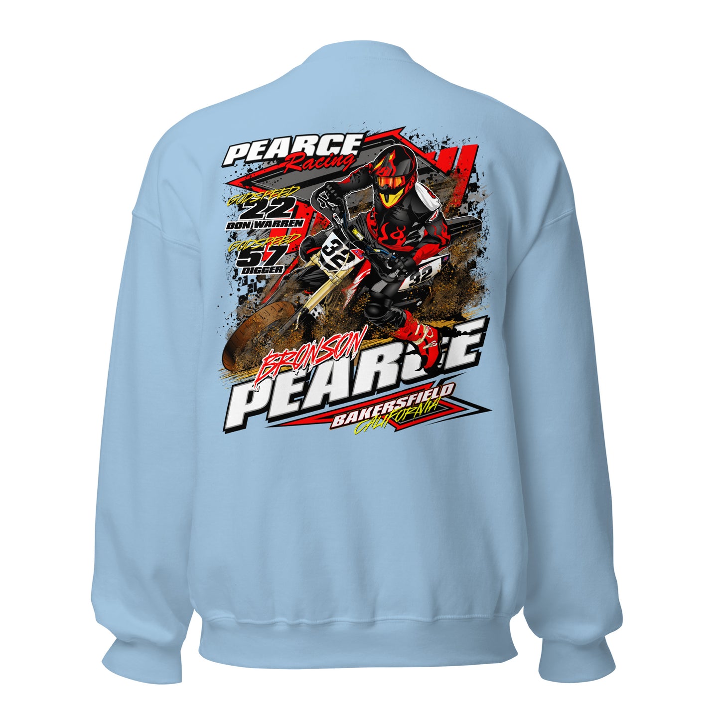 2023 Pearce Racing Crewneck Black Logo's