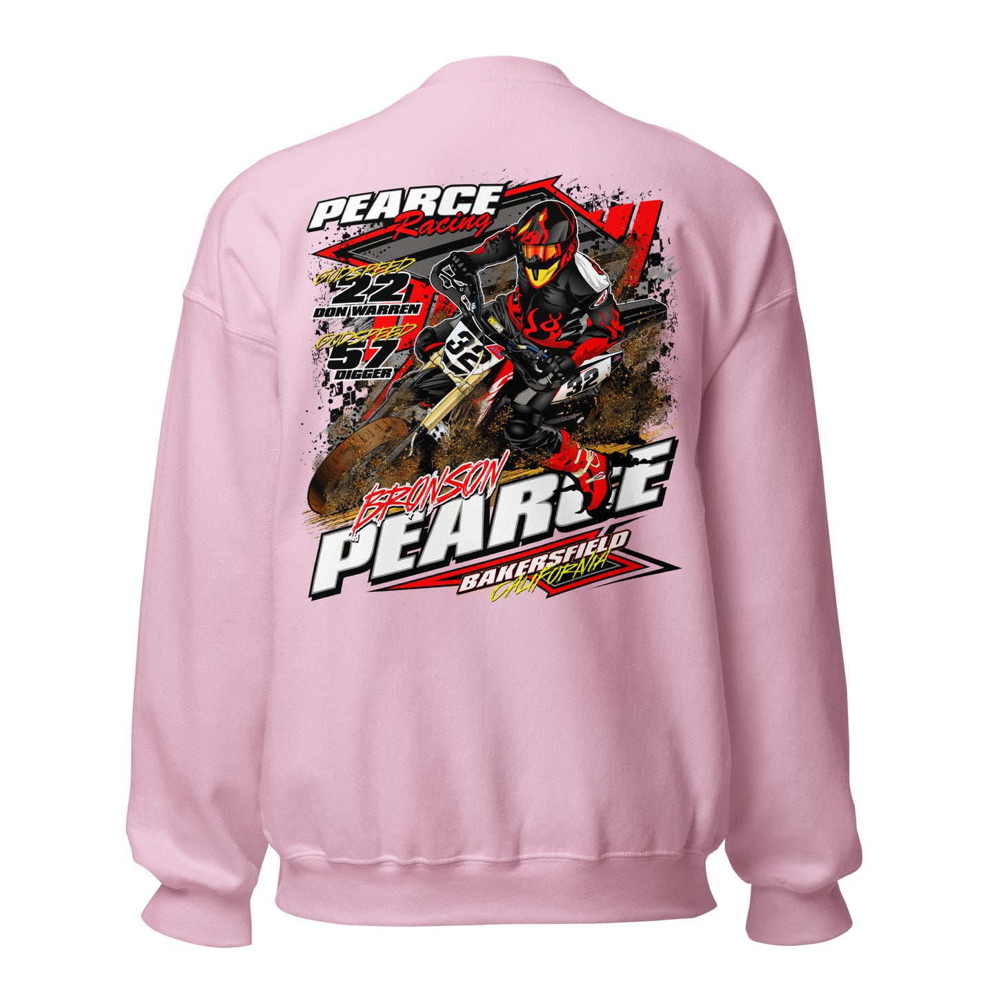 2023 Pearce Racing Crewneck Black Logo's