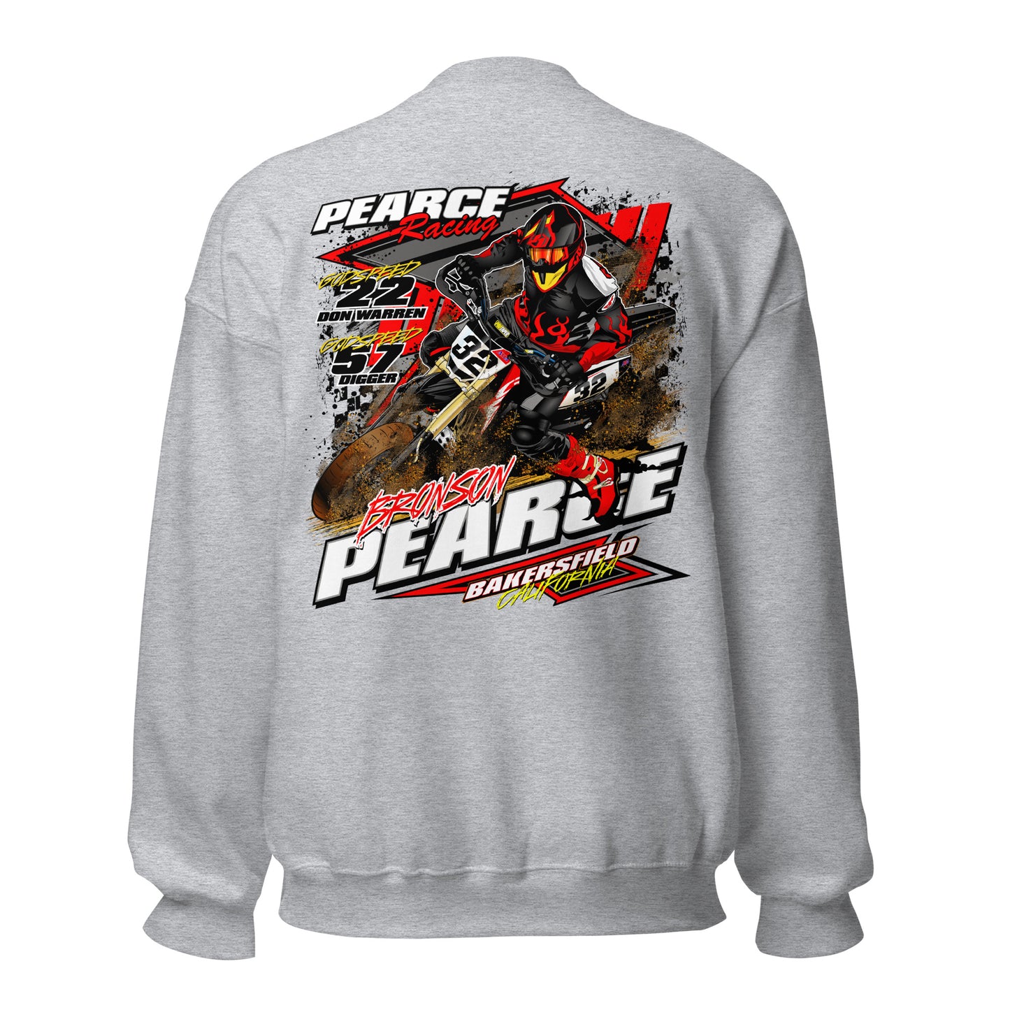 2023 Pearce Racing Crewneck Black Logo's