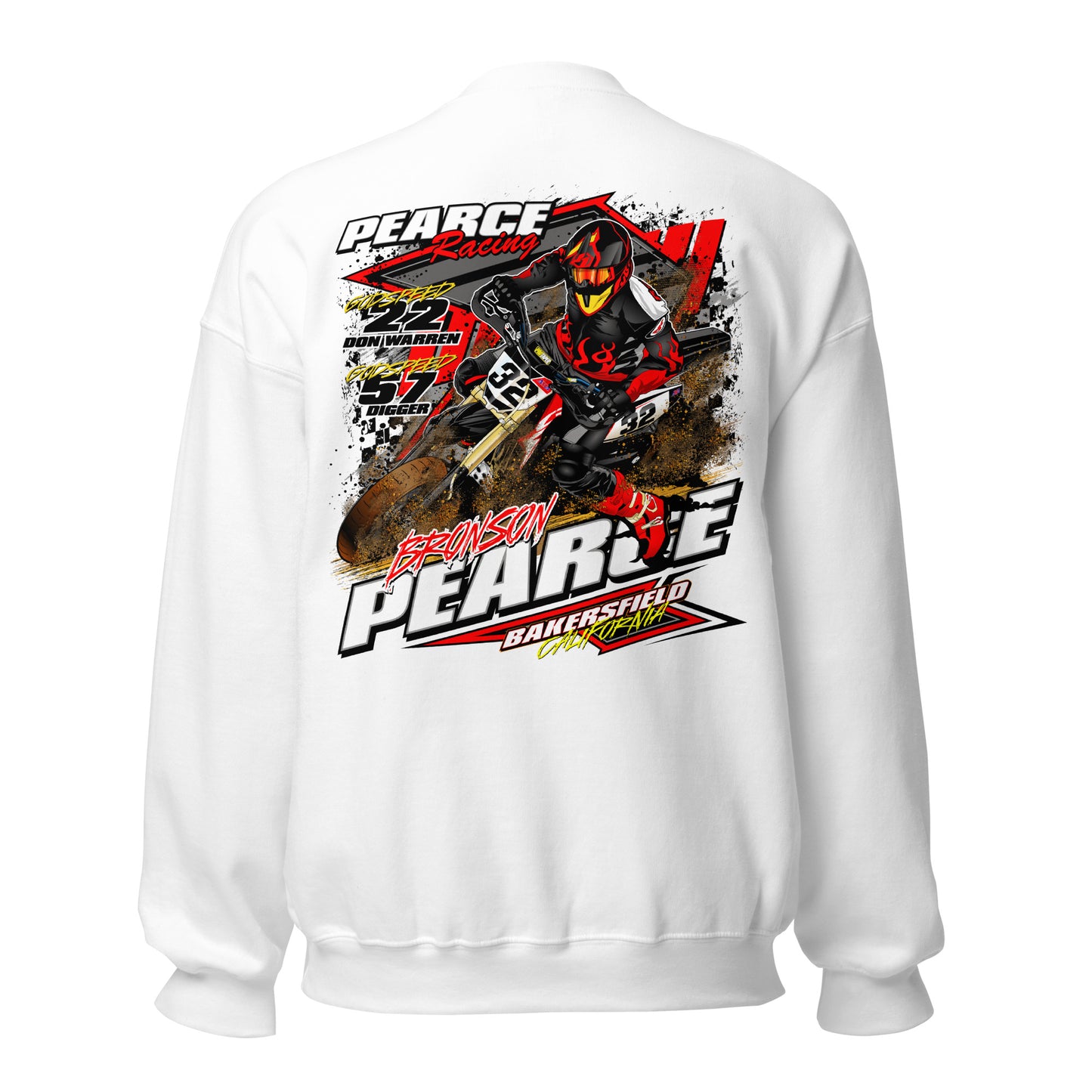2023 Pearce Racing Crewneck Black Logo's
