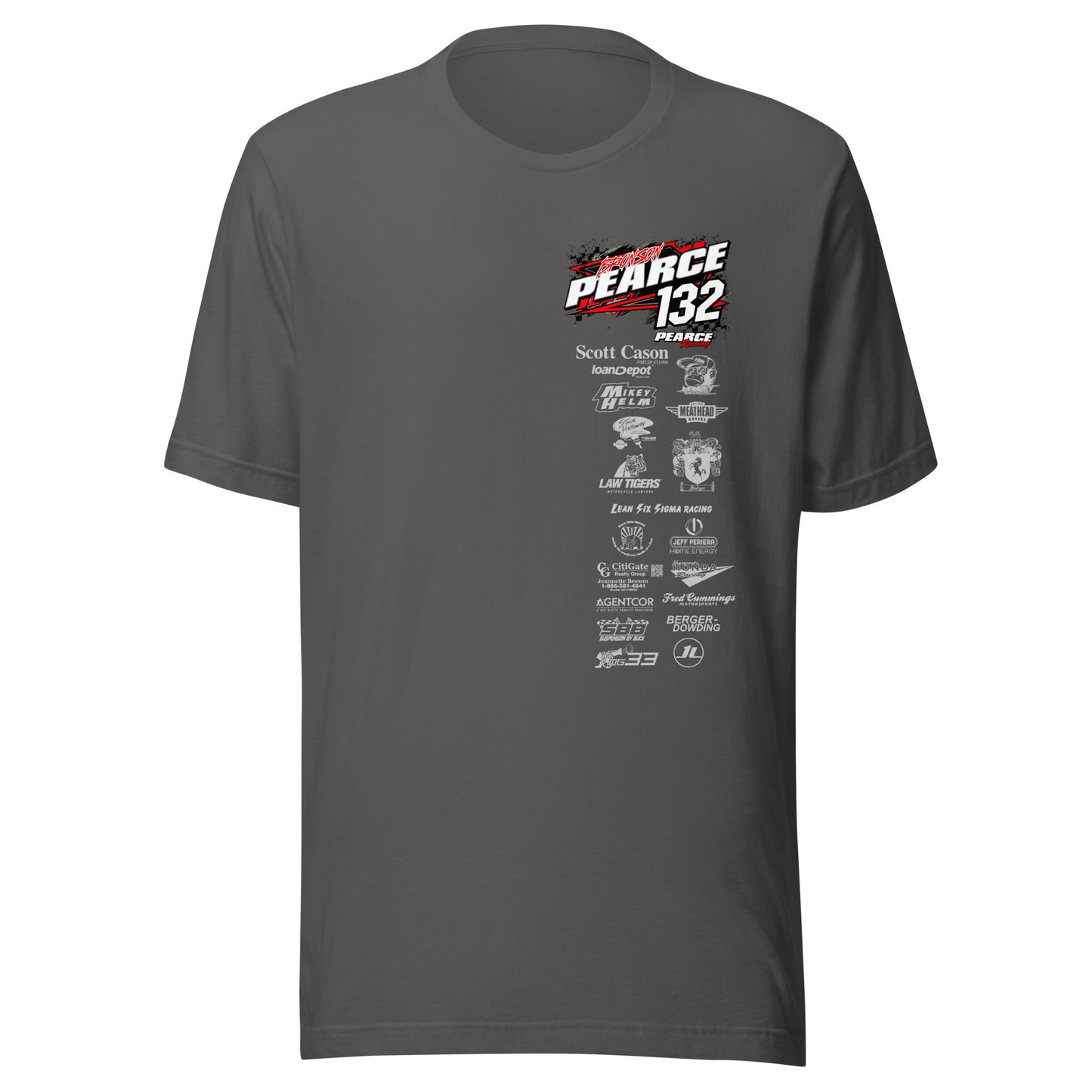 2023 Pearce Racing T-Shirt Bella + Canvas