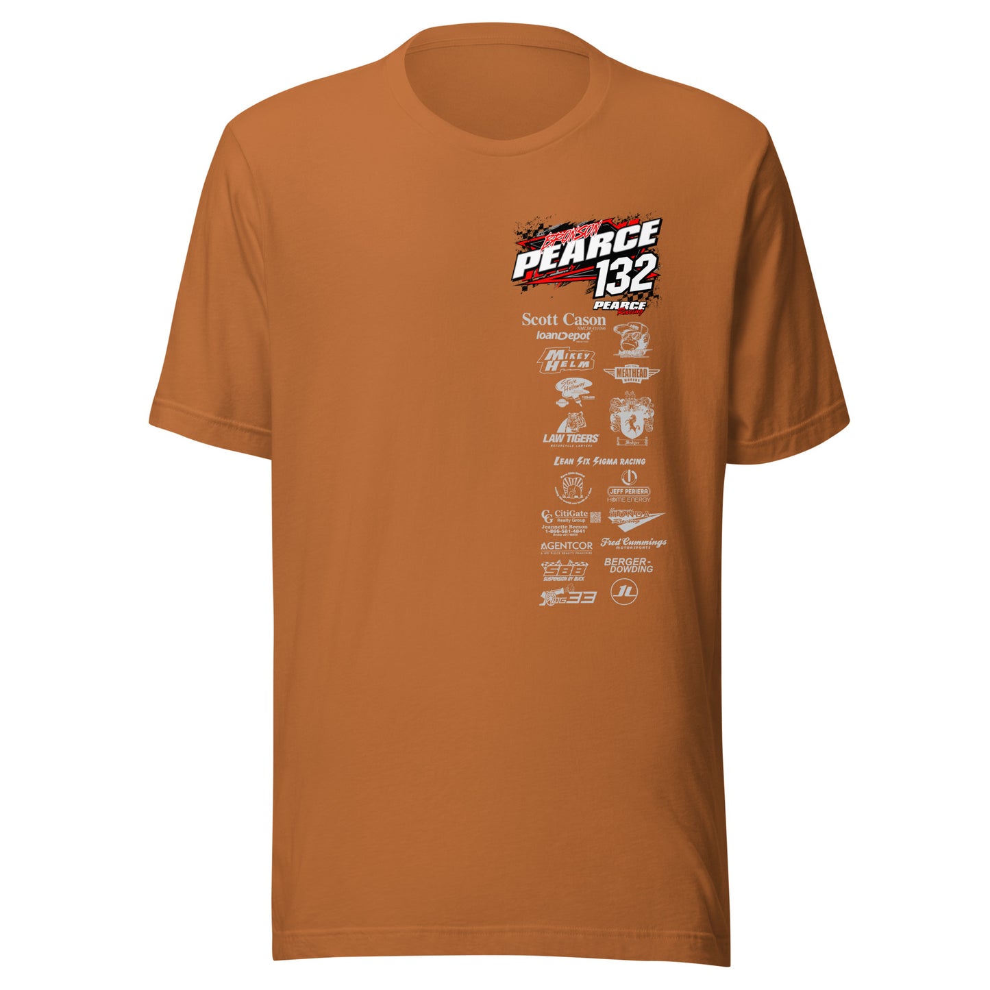 2023 Pearce Racing T-Shirt Bella + Canvas