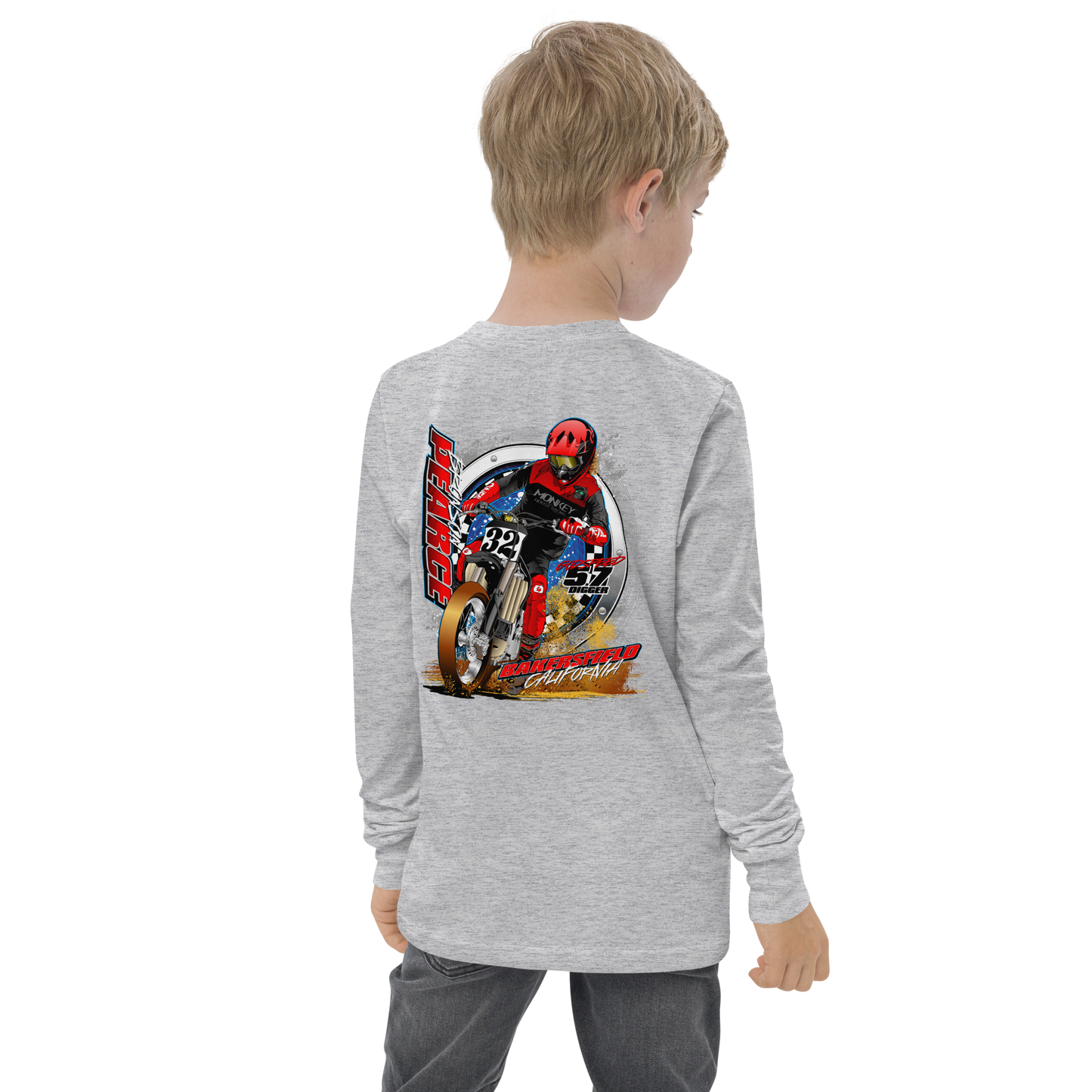 2022 Pearce Racing Youth Long Sleeve T-Shirt
