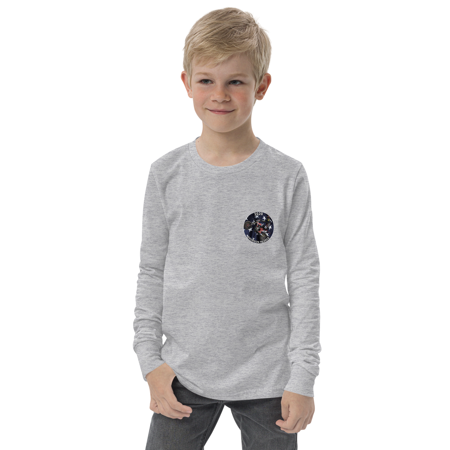 Youth OG Pearce Racing Wheelie Long Sleeve - Youth long sleeve tee