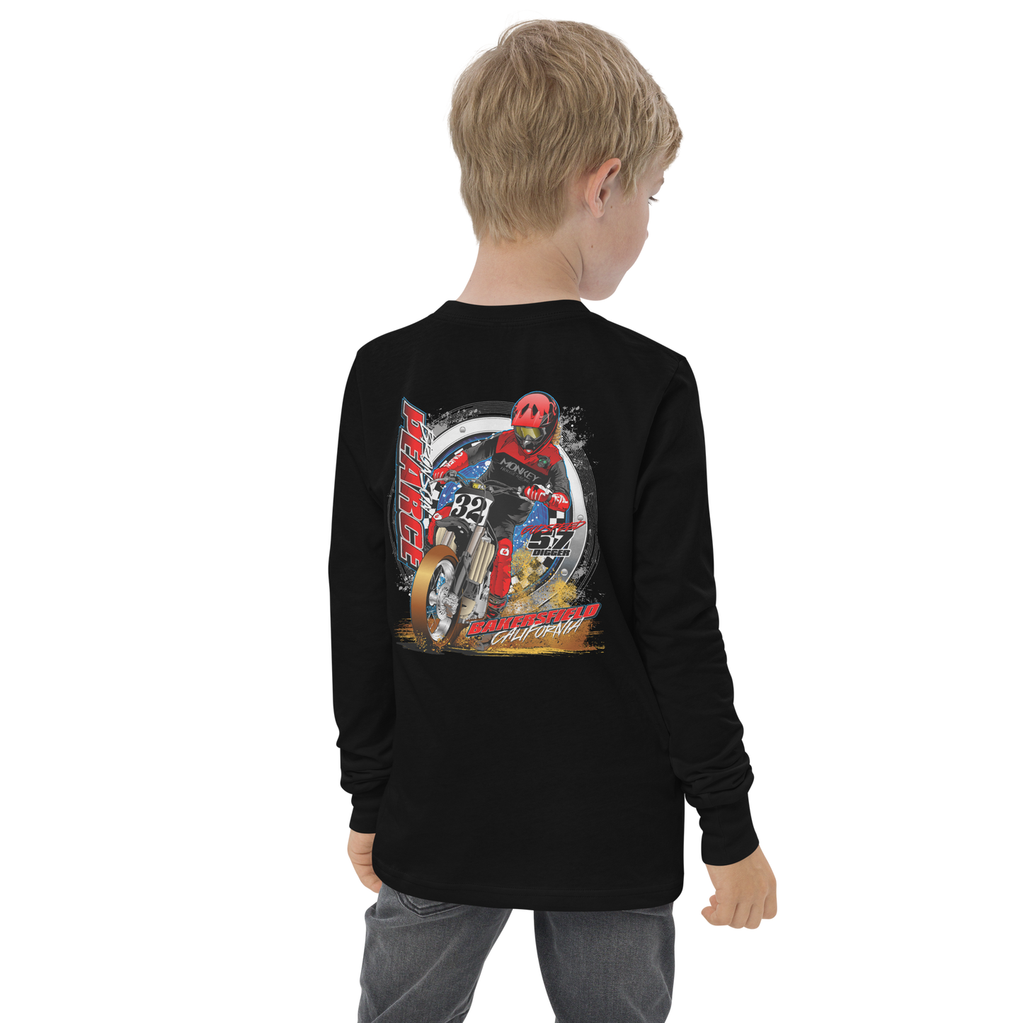 2022 Pearce Racing Youth Long Sleeve T-Shirt