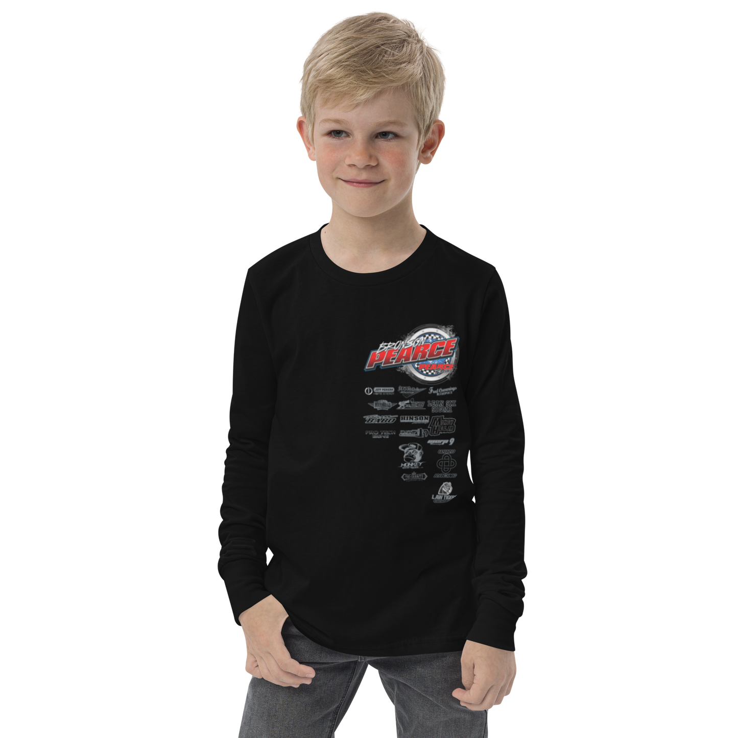 2022 Pearce Racing Youth Long Sleeve T-Shirt