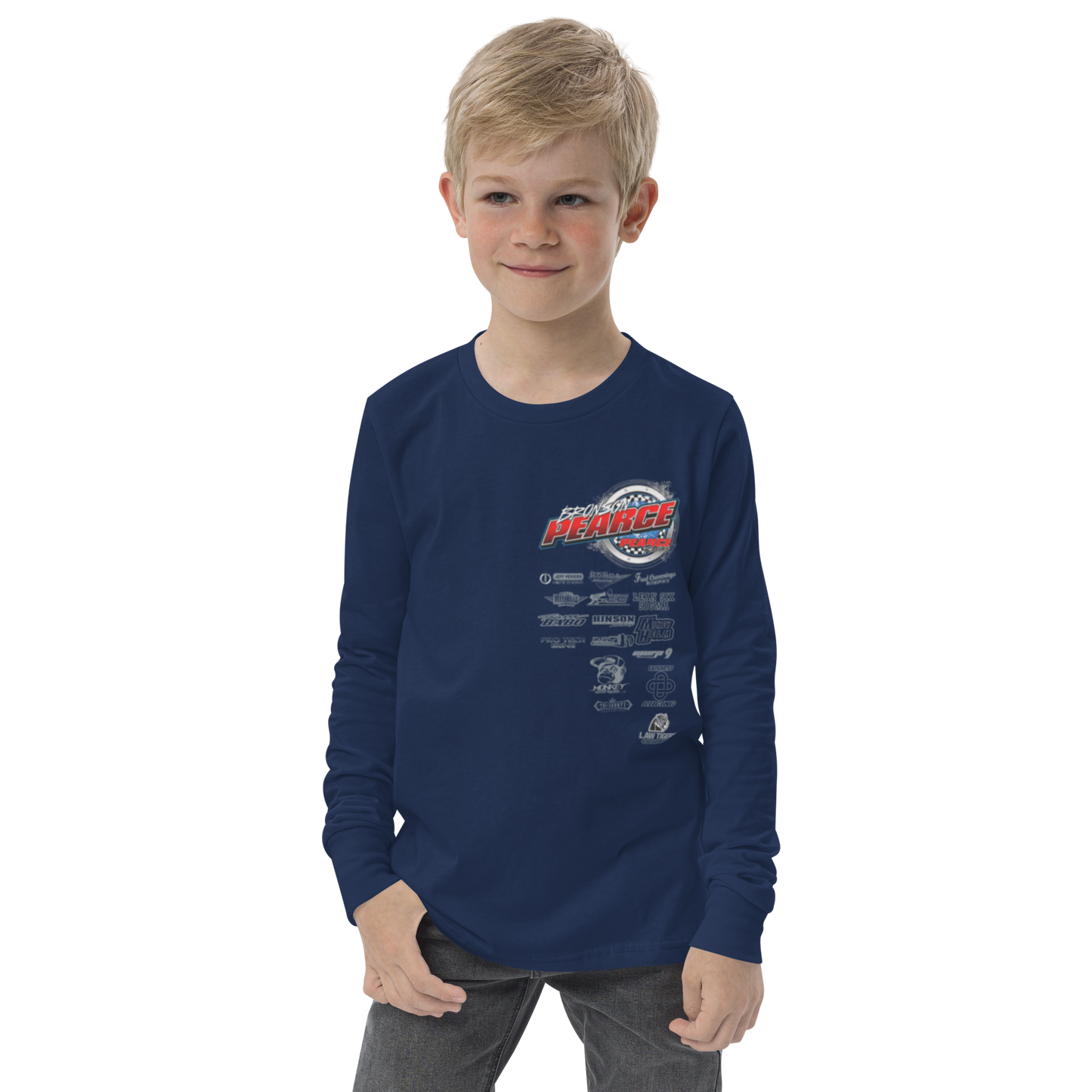 2022 Pearce Racing Youth Long Sleeve T-Shirt