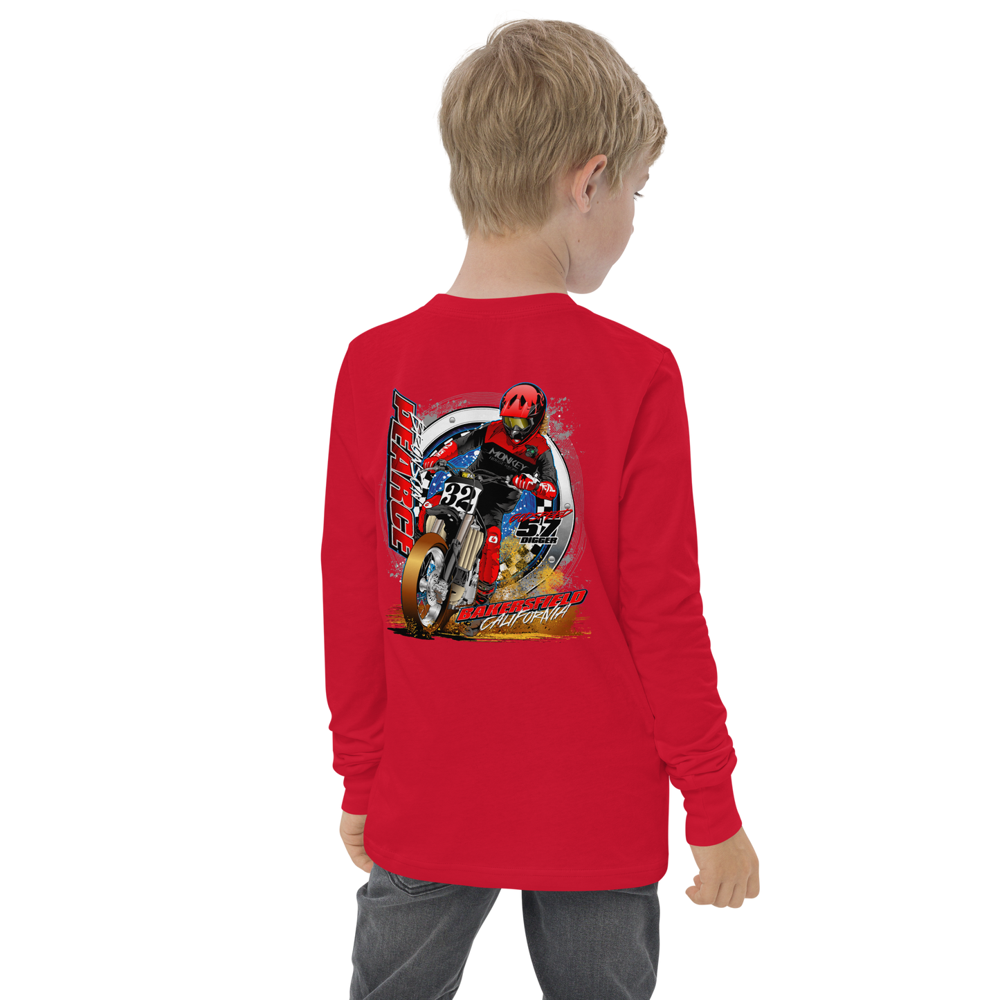 2022 Pearce Racing Youth Long Sleeve T-Shirt