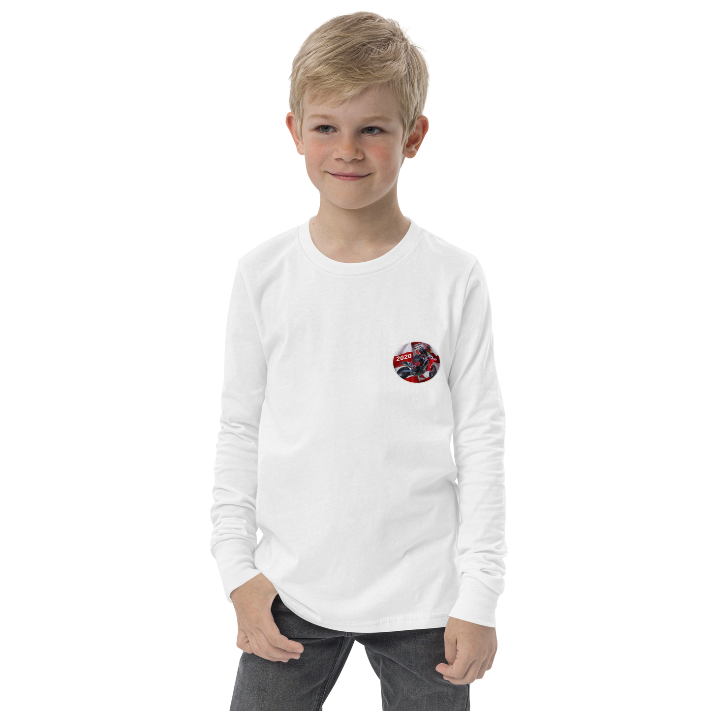 Youth OG Pearce Racing Sliding Long Sleeve - Youth long sleeve tee