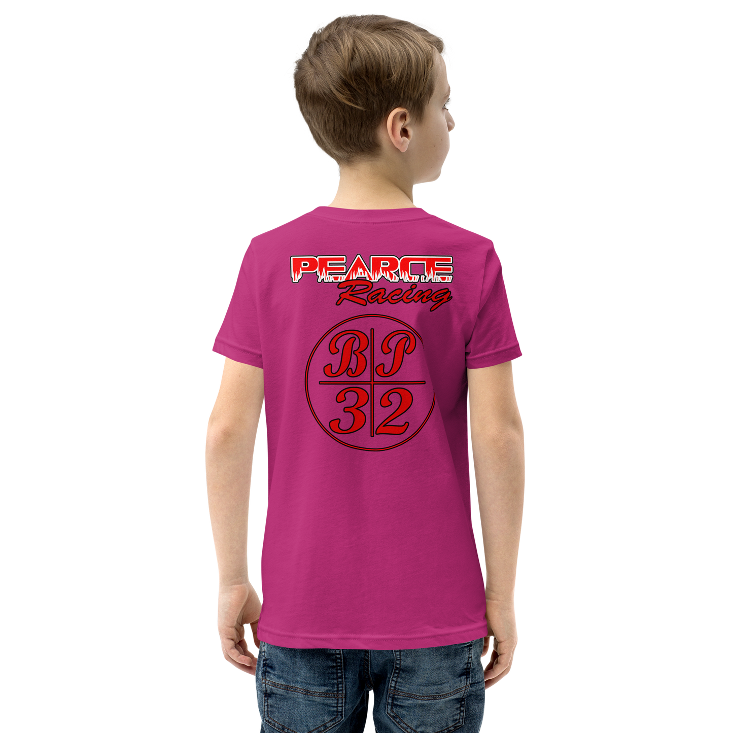 Youth OG Pearce Racing Wheelie Shirt - Youth Short Sleeve T-Shirt