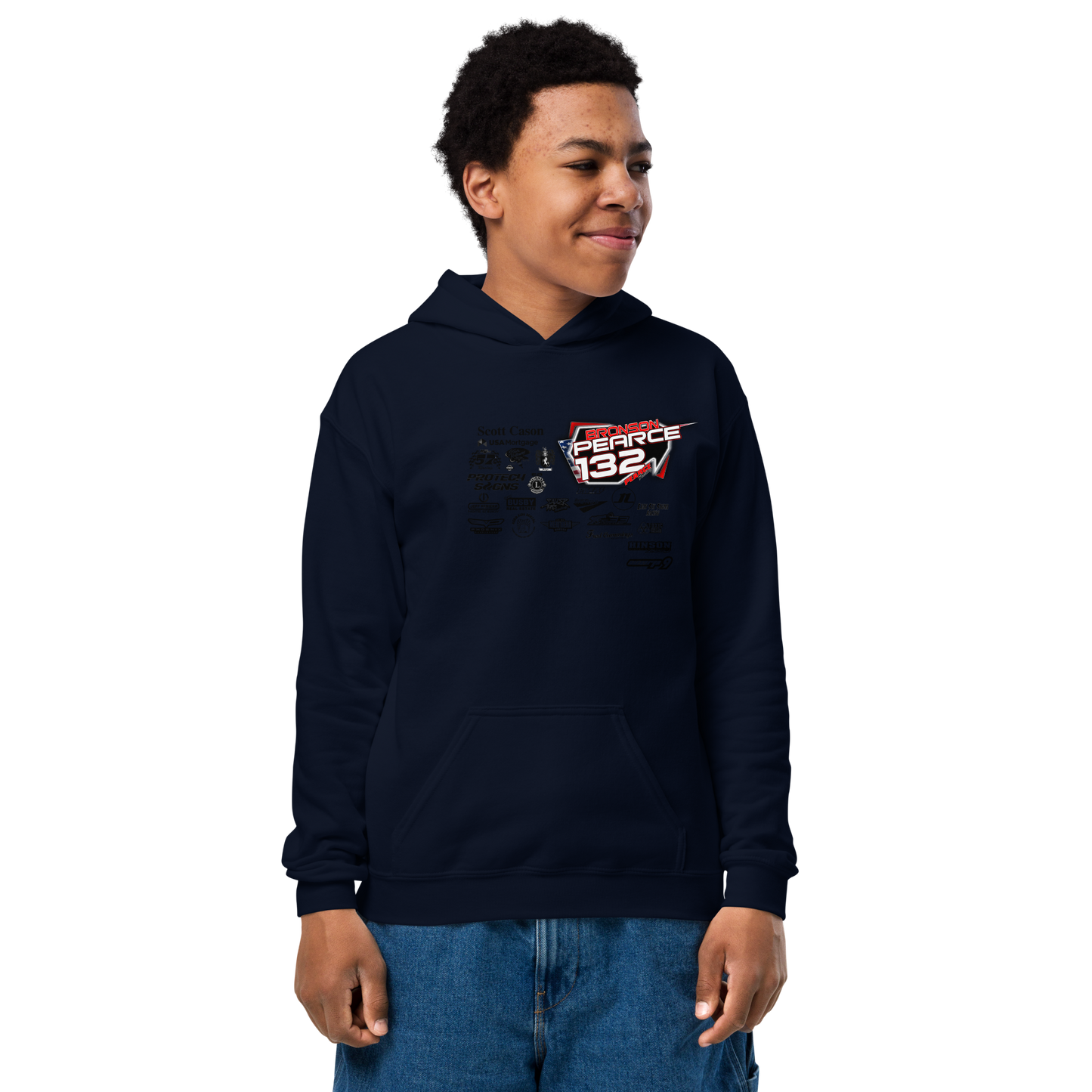 2024 Pearce Racing Youth heavy blend hoodie