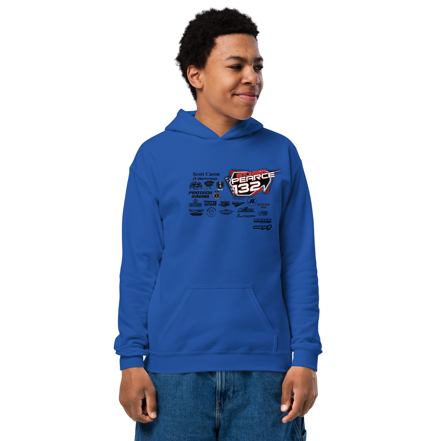 2024 Pearce Racing Youth heavy blend hoodie