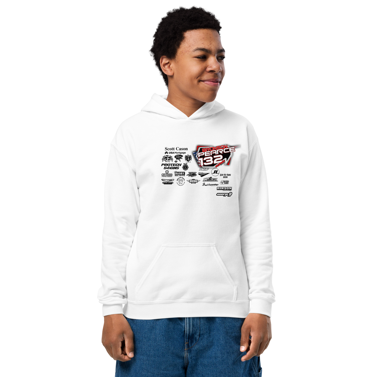 2024 Pearce Racing Youth heavy blend hoodie