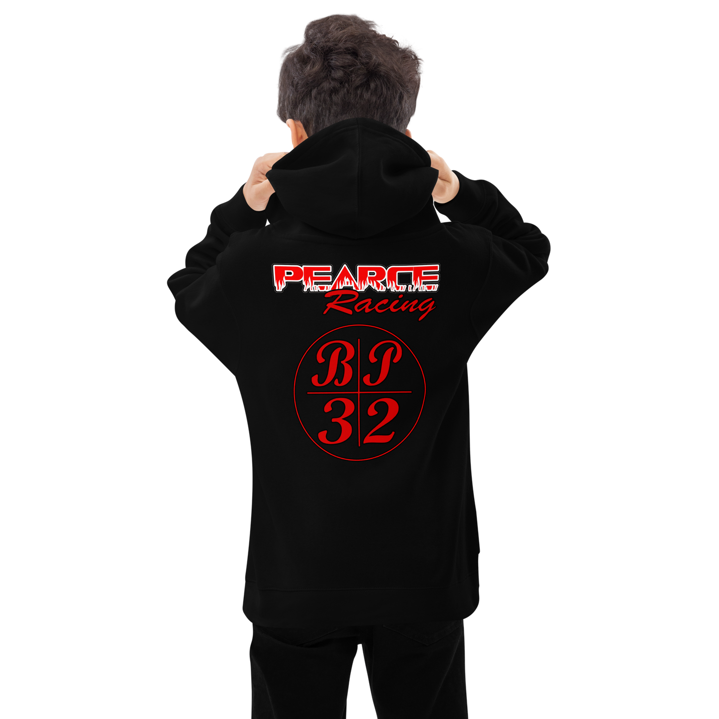 Youth OG Pearce Racing Wheelie Hoodie - Kids fleece hoodie