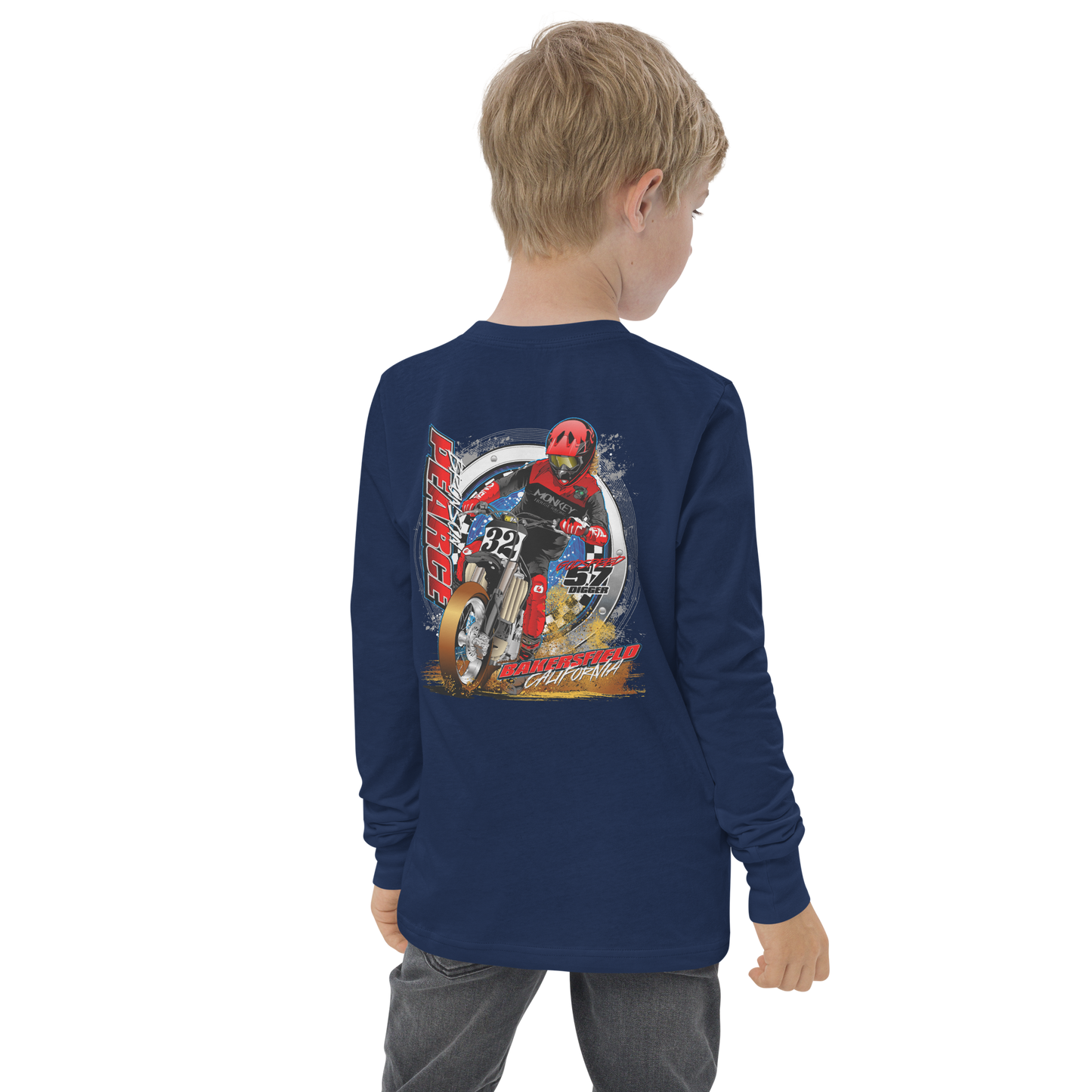 2022 Pearce Racing Youth Long Sleeve T-Shirt