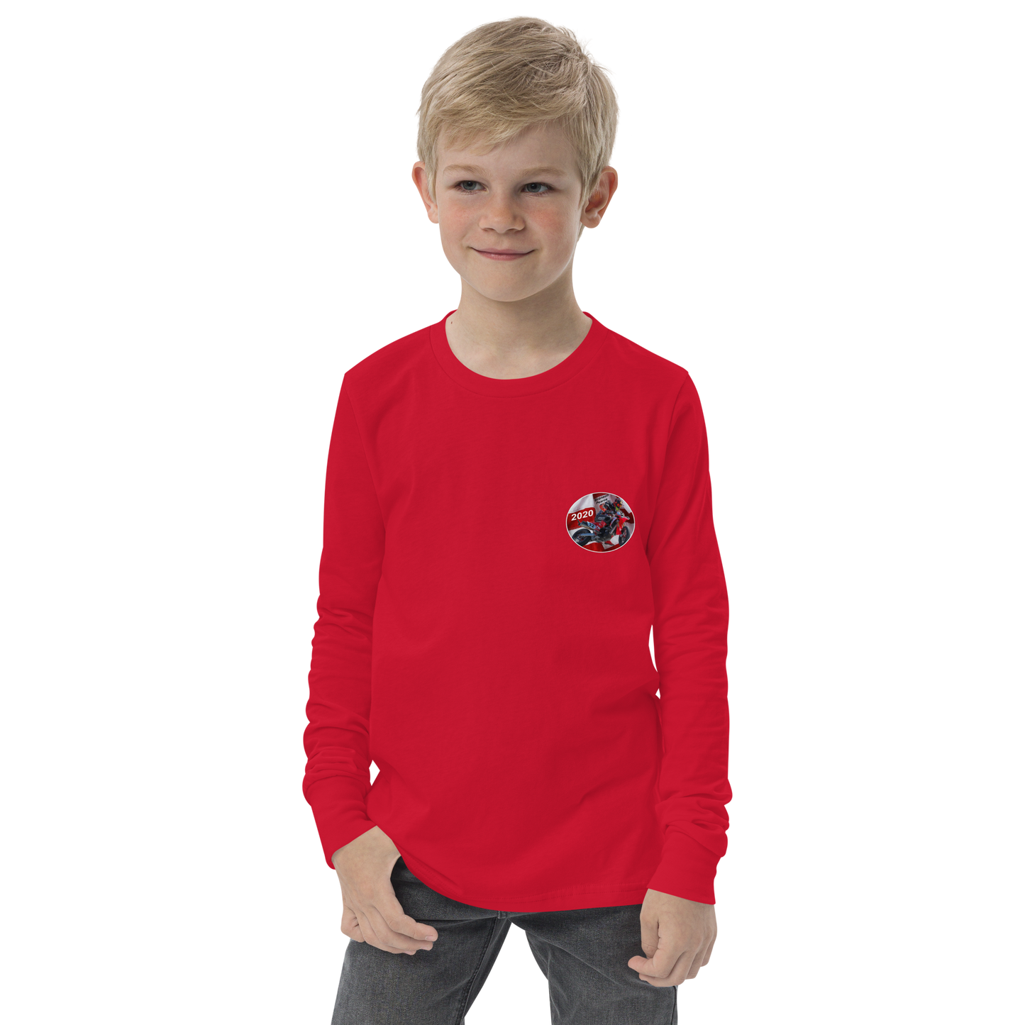 Youth OG Pearce Racing Sliding Long Sleeve - Youth long sleeve tee